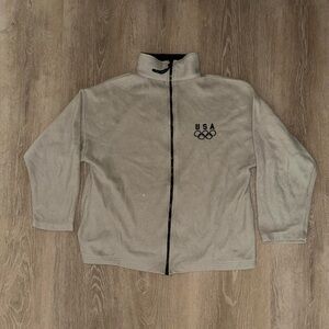 Vintage USA Olympics Full Zip Fleece Jacket
